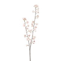 Fleurs artificielles en soie de cerisier à deux branches, style cryptographique, pour toile de fond de mariage, arrangements au sol pour salon, DIY
