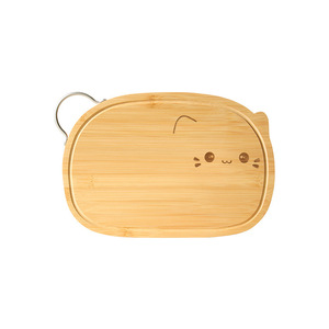 เขียงไม้ไผ่ลายหน้าแมวน่ารัก ขนาดเล็ก 32x22.5 ซม. สำหรับหั่นขนมปัง ผลไม้ในครัว - Product Image 5