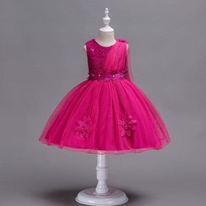 Bébé vêtements décontractés vêtements pour enfants fille fleur fête petite princesse tutu robe d'été <span class=keywords><strong>cour</strong></span> avant - Product Image 6