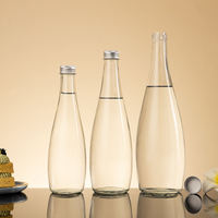Bouteilles en verre vides de haute qualité pour eau minérale, soda et eau pétillante, 200ml, 330ml, 500ml, 750ml, 1L, 33cl, 50cl, 75cl