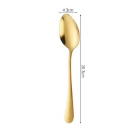 Vente en gros de couverts de luxe personnalisés en acier inoxydable, plaqués or, 24 pièces, pour mariage, restaurant, fête