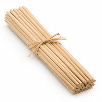 Baguettes jetables en bambou, longues et rondes, séparées, pour table de barbecue coréen, sûres pour les aliments