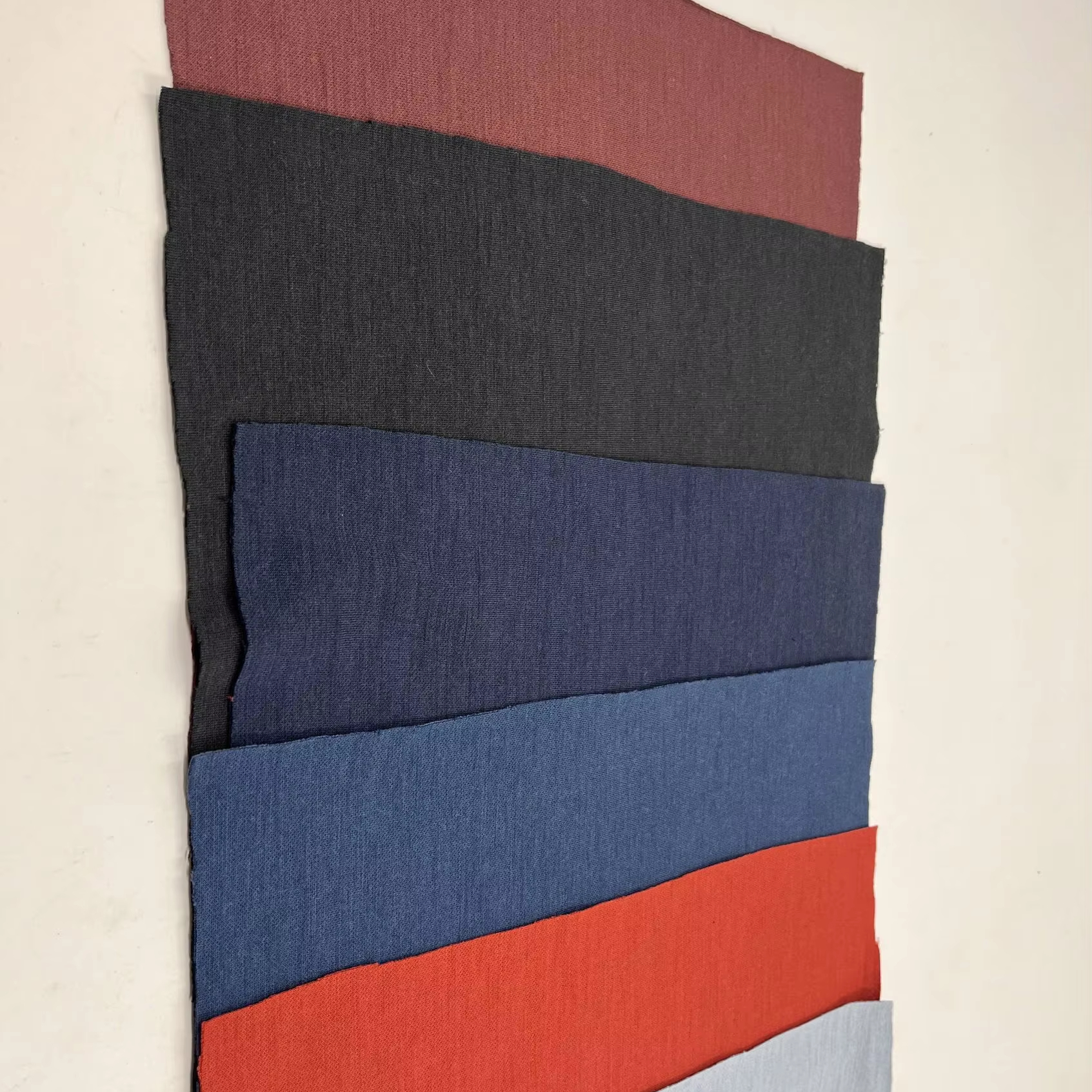 For Apparel Double Layer Mixed Merino Wool Fabric Soft Breathable Fabric Merino Wool + Polyester GECKO MASTER