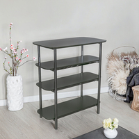 Table Console Convertible Moderne Extensible Entrée Villa Salon Hôtel Chambre à coucher Ferme Maison Meubles Panneau Fabriqué Panneau MDF