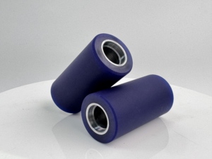 Zhxing Pu Bánh Xe 025 Polyurethane & Cao Su Thức Ăn Con Lăn Của Nhãn Hiệu Cạnh Dải Máy Cho Chế Biến Gỗ Cắt Điều Kiện Mới - Product Image 6