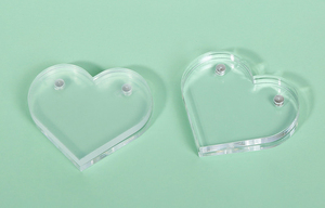 Nhà Máy Tùy Chỉnh Các Loại Màu Đỏ <span class=keywords><strong>Acrylic</strong></span> Giá Rẻ Lưu Niệm Đám Cưới Hình Trái Tim <span class=keywords><strong>Acrylic</strong></span> Mỏng Hình Trái Tim Khoảng Trống DIY - Product Image 2