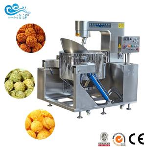 آلة صناعية أوتوماتيكية عالية السعة لإنتاج الفشار بالكراميل، خط إنتاج فشار الفطر للوجبات الخفيفة - Product Image 2