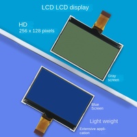 Layar LCD Definisi Tinggi 2,7 Inci dengan Layar Biru-Abu-abu Latar Belakang Putih Konten Hitam