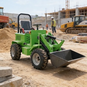 <span class=keywords><strong>Chargeur</strong></span> <span class=keywords><strong>articulé</strong></span> électrique flexible CE EPA 4x4 sur roues pour terrains complexes, travaux de construction de jardins et petites opérations <span class=keywords><strong>mini</strong></span>ères - Product Image 2