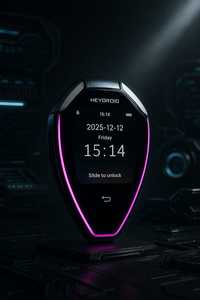 Chiave Auto Intelligente Keydroid Jarvis con Display LCD, Illuminazione Ambientale e Test Alcolico per Tutte le Auto Compatibili con l'App Apple MFI Find <span class=keywords><strong>My</strong></span> - Product Image 2