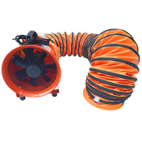 Tuyau flexible en PVC sur mesure pour conduits d'air, résistant au feu, pliable, pour la ventilation des tunnels miniers et la construction