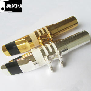 2024 Jingyingサックスアクセサリー、卸売高品位純銅金/銀メッキプロフェッショナルバリトンサックスマウスピース - Product Image 1