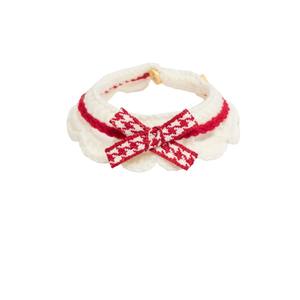 Venta caliente dulce gato bufanda suave ajustable mascota <span class=keywords><strong>Collar</strong></span> mascota decoración arco gatito bufanda - Product Image 3