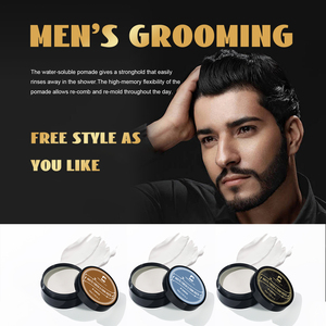 Sáp vuốt tóc nam giữ nếp mạnh, tạo độ phồng và kết cấu, nhãn hiệu riêng, hữu cơ, dạng sáp lì - Product Image 4