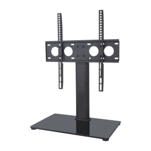DS303 VESA 400x400 for 32"-55" LCD LED <strong>TV</strong> Tabletop Wall Mount <strong>Glass</strong> <strong>TV</strong> <strong>Stand</strong> - Product Image 2