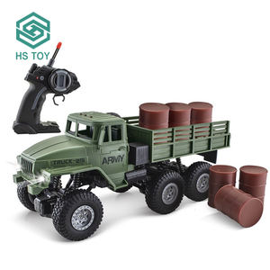 HS TOY 2.4G 4WD veicolo giocattolo in scala 1:16 a sei ruote fuoristrada RC camion di comando militare con imballaggio di lusso - Product Image 3