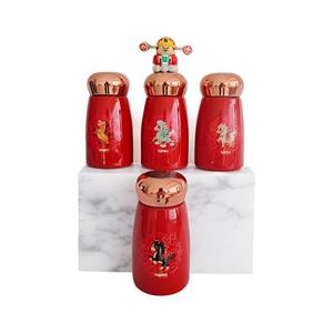 Tasse Thermique en Acier Inoxydable 304 Tendance Nationale Zodiaque - Coffret Cadeau Créatif et Unique Tasse Champignon Rouge - Product Image 5
