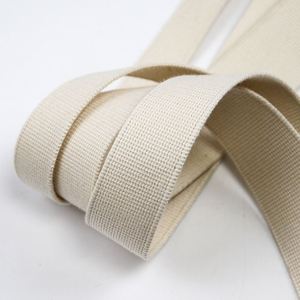 Factory Recycled 38mm Cotton <b>Webbing</b> Strong Bag Straps 1.5 Inch Wide Cotton 5cm <b>Webbing</b> Strap for Garment Clothes - Product Image 4