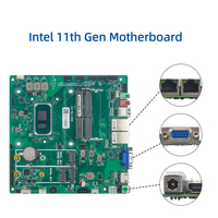 Placa Base Integrada I5-1135G7 con Doble Ethernet, Doble COM, Doble Socket DDR4, Placa Base para Servidor Industrial, 4 Núcleos