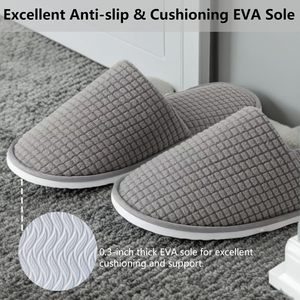 6 Pairs Disposable for Guest Non Slip Spa <b>Slides</b> Washable Comfort All Seasons House Shoes Hotel <b>Indoor</b> Faux Fur Lining - Product Image 3
