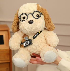 Peluche promotionnelle <span class=keywords><strong>Megna</strong></span> de 8 pouces pour machine à griffes, motifs lapin, chat, éléphant, chien, poupée mascotte personnalisée avec logo brodé - Product Image 2