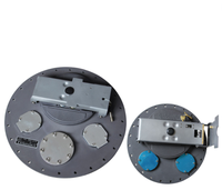 Lubang Manhole Aluminium 580mm /560mm untuk Suku Cadang Tangki Bahan Bakar