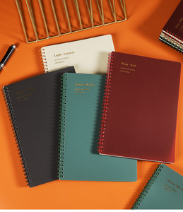 High Quality A5 Student Notebook Custom Logo <b>Design</b> Diary <b>Book</b> with Economical PP Cover Coil Binding Custom Color 80 Sheets - Product Image 2