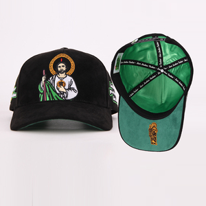 Großhandel Individuell Gestaltete Sportkappen 5-<span class=keywords><strong>Panel</strong></span> Bestickte Outdoor-Baseballkappe aus Wildleder mit Eigenem Logo - Product Image 3