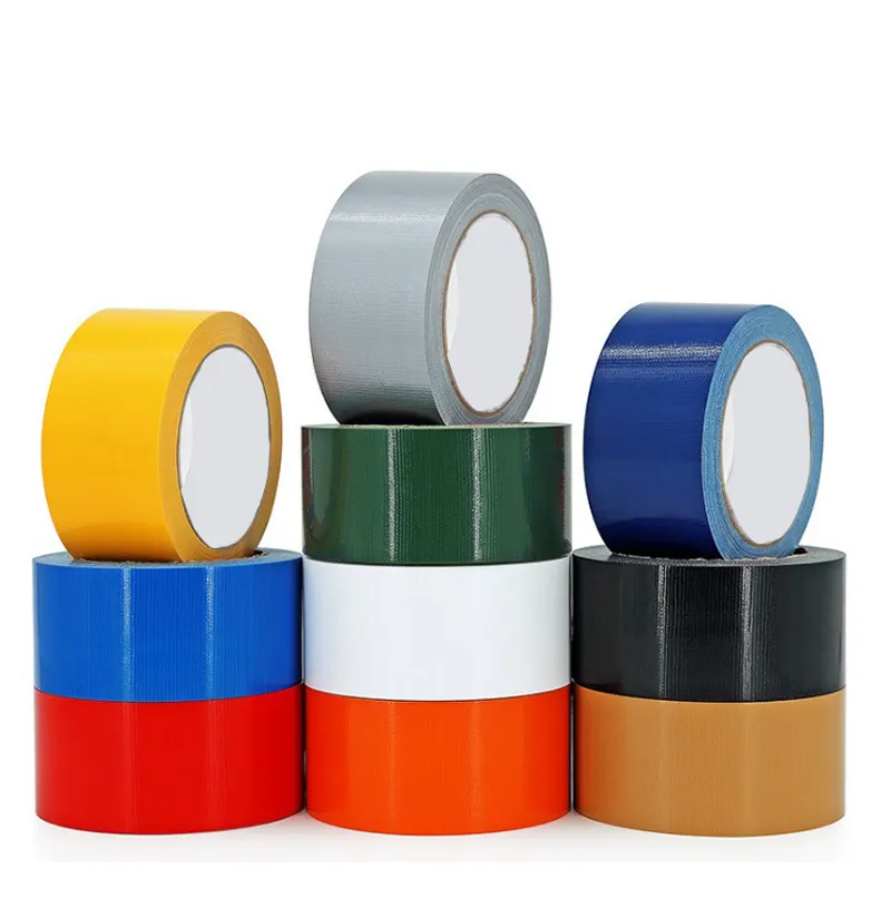 Multicolor 180u Writable Pressure Sensitive Single Side Adhesive Threaded Floor PVC Waterproof Duct Tape
