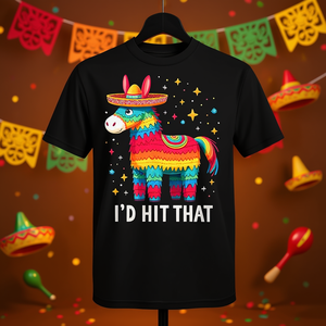 T-shirt mexicain « I'd Hit That Pinata Cinco De Mayo » - Product Image 3