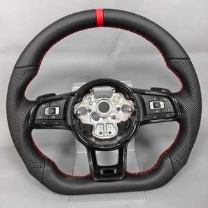 Volant personnalisé pour VW <span class=keywords><strong>Golf</strong></span> <span class=keywords><strong>R6</strong></span> 7 R MK7 MK5 Lamando Passat GTl Tiguan CC Polo Sedan - Product Image 2