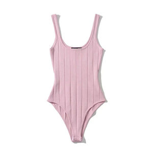 Body a Canotta da Donna Stile Europeo Americano, Estivo, Aderente, Versatile, Tinta Unita, per Ragazze Audaci - Product Image 4