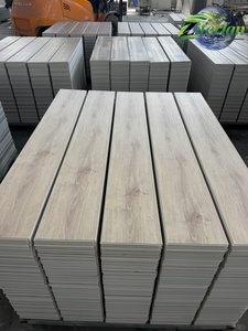 Revêtement de sol en vinyle SPC <span class=keywords><strong>stratifié</strong></span> LVT embossé, technologie allemande, certifié ISO, pour usage résidentiel, avec autocollant en PVC imitation bois - Product Image 5