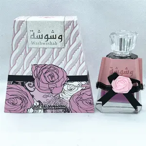 Dubai kraliyet arap parfüm parfüm benzersiz şekli ile bayan parfüm çiçekler sevgi dolu
