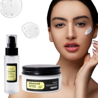 Ensemble de soins de la peau d'escargot naturel de marque privée avec crème pour le visage sérum pour peau sensible kit de soins de la peau