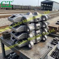 Semelle de chenille pour pelle électrique, pièce de train de roulement robuste pour pelle minière, compatible avec pelles électriques à câble