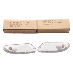 Turn Signal Light For Mercedes-Benz C-Class W203 2001-2007 A2038200721 A2038200821 Bumper Side Indicator ABS Plastic - Product Image 1