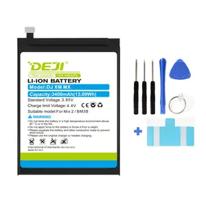 DEJI Wholesale Replacement BM3B Mobile Phone Battery For Xiaomi Mi Mix 2 Mix 2s Original
