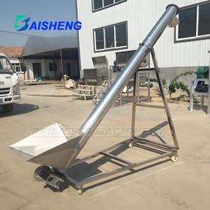 Mobiele Schroeftransporteur Met Wielen 3-15M Length5-50 T/H Capaciteit Verstelbare Afvoerhoogte Voor Graan/Cement - Product Image 4