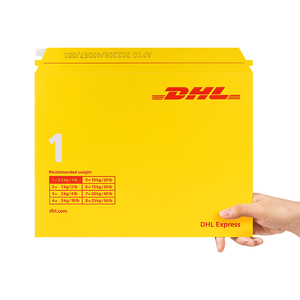 Tengen ขายส่ง <span class=keywords><strong>DHL</strong></span> ประทับตราตนเองแข็งกระดาษแข็งแบนเอกสารซองจดหมายจดหมายสำหรับการจัดส่งสินค้า - Product Image 2