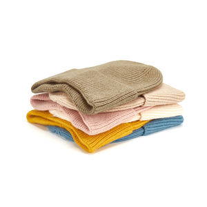 High Quality Custom Embroidery Colorful Acrylic Knitted Beanie Hat for Men and Women's Winter <b>Travel</b> Wholesale RTS - Product Image 2