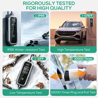 Pengisi Daya EV Portabel Ovrod 3.5kw Stasiun Pengisian Daya Rumah EV Level 2 Pengisi Daya EV Gbt