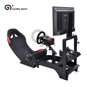 GY046-2 Xe Màn Hình Đứng Chất Lượng Cao Chỉ Đạo Bánh Xe Đứng Ghế Khung Lái Xe Bàn Đạp Có Thể Gập Lại Chơi Game Đua Mô Phỏng - Product Image 2