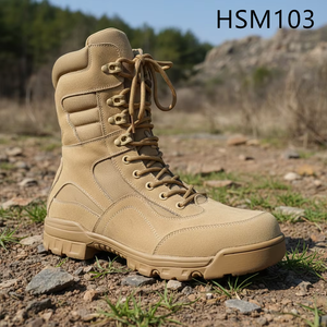 LXG, Desert Operation <span class=keywords><strong>USA</strong></span> Beroemd Merk Zandkleurige Tactische Laarzen Veerkrachtig Aanvoelende EVA+rubber Zool Gecertificeerde Wandel Laarzen HSM103 - Product Image 1