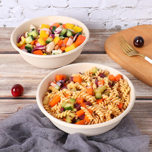 Round Custom Takeaway Biodegradable Sustainable Eco Friendly Corn Starch Soup Bowls <b>Simple</b> <b>Microwavable</b> Stackable - Product Image 4