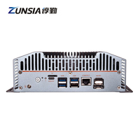 Zunsia Machine Vation Mini Pc 6 Lan 12e 13e génération Core I3 I5 I7 2 * DDR5 X86 Pfsense pare-feu IPC Mini boîtier d'ordinateur industriel