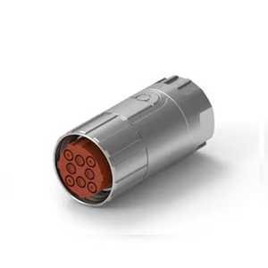 Connecteur à bornes à vis, connecteur circulaire câble-câble, fiche 8 positions, taille de boîtier 40, alliage de zinc, modèle CSTA264NN00450001000 - Product Image 2
