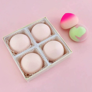 Éponge de maquillage en forme de fruit, 100 % biodégradable, sans latex, douce, de qualité professionnelle, personnalisable avec logo, vente en gros - Product Image 2