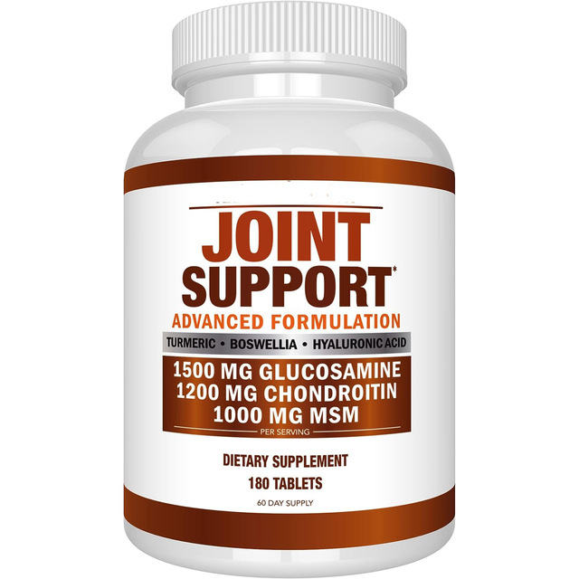 Factory Supply OEM/ODM/OBM 1500mg Glucosamine Tablets Chondroitin and Turmeric Tablets for Adults