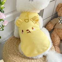 Nouvel adorable gilet de dessin animé pour chien, collection printemps-été